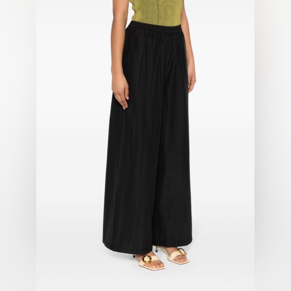 Forte _ Forte High Waist Wide Leg Pull On Pants In Black - Picture 2 of 11
